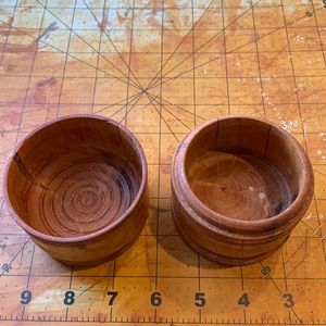 Mesquite Wood Shaving Bowl set W/ Shave Soap